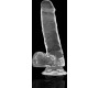 X Ray CLEAR COCK WITH BALLS 18.5 CM -O- 3.8 CM