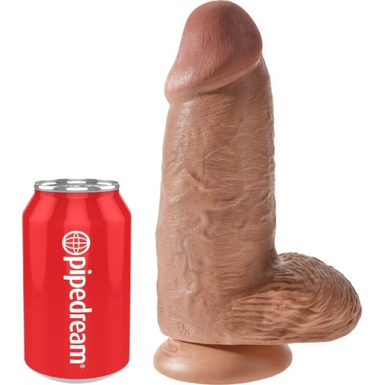King Cock CHUBBY REALISTIC PENIS 23 CM CARAMEL