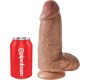 King Cock CHUBBY REALISTIC PENIS 23 CM CARAMEL
