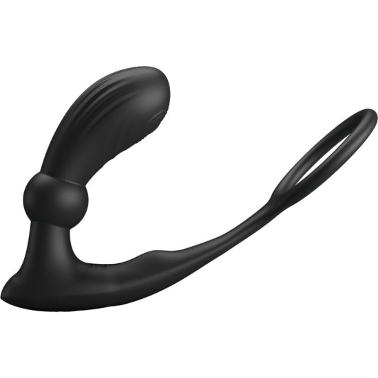 Pretty Love Bottom PRETTY LOVE - WARREN BLACK ANAL RING & VIBRATOR