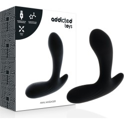 Addicted Toys ANAL MASSAGER BLACK VIBRATION