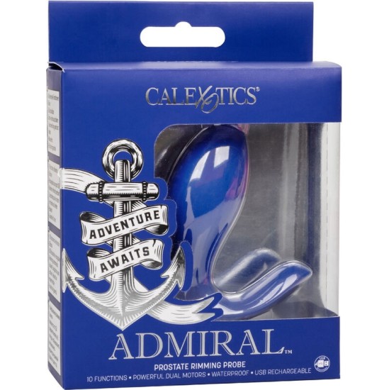 Calexotics ADMIRAL RIMMING PROSTATE STIMULATOR & VIBRATOR BLUE