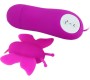 Baile Stimulating BAILE - LOVE EGGS BUTTERFLY CLITORIS STIMULATOR 12 SPEEDS LILAC REMOTE CONTROL