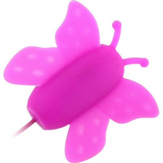 Baile Stimulating BAILE - LOVE EGGS BUTTERFLY CLITORIS STIMULATOR 12 SPEEDS LILAC REMOTE CONTROL