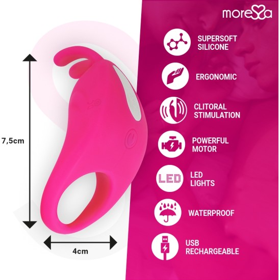Moressa BRAD PREMIUM SILICONE RECHARGEABLE PINK