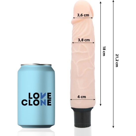 Loveclone FINN SELF LUBRICATION VIBRATOR 21.2 CM -O- 3.8 CM