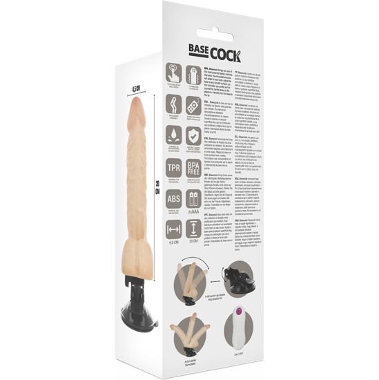 Basecock REALISTIC ARTICULABLE REMOTE CONTROL FLESH 20 CM -O- 4.5 CM