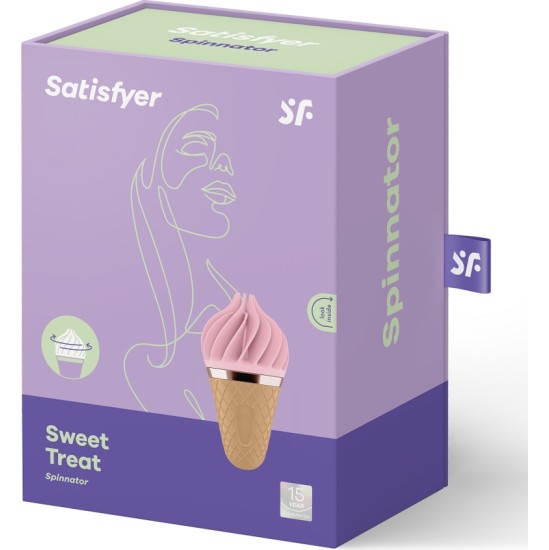 Satisfyer Spinnator SATISFYER - SWEET TREAT SPINNATOR BROWN & PINK