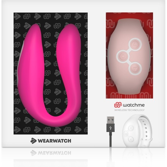Wearwatch WATCHME DUAL TECHNOLOGY VIBRATOR FUCHSIA / PINK