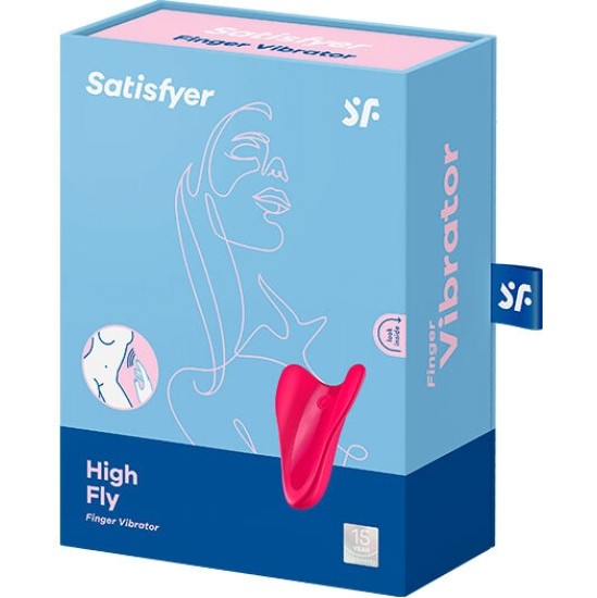 Satisfyer Vibrator SATISFYER - HIGH FLY FINGER VIBRATOR FUCHSIA