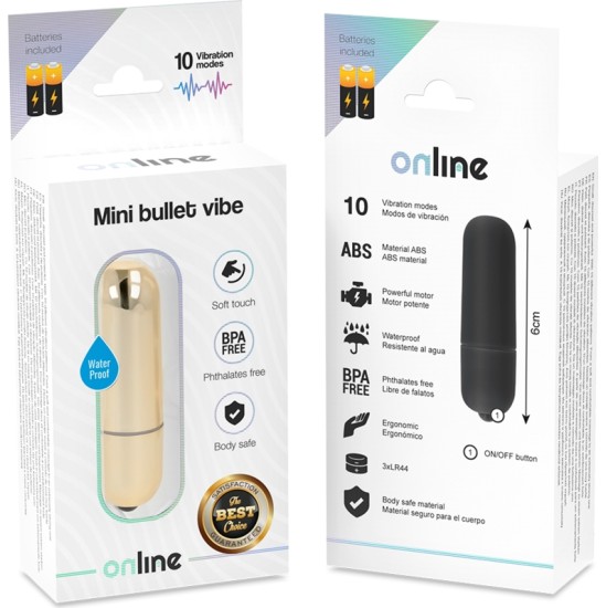 Online MINI BULLET VIBE GOLDEN