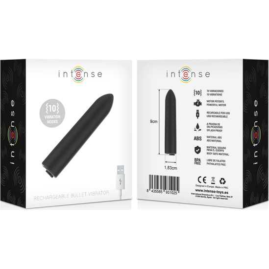 Intense Fun INTENSE - VIBRATING BULLET - 10 PATTERNS