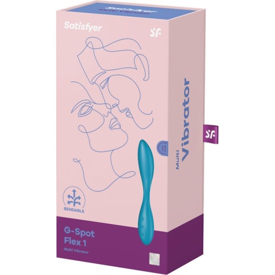 Satisfyer Vibrator SATISFYER - G-SPOT FLEX 1 MULTI VIBRATOR BLUE
