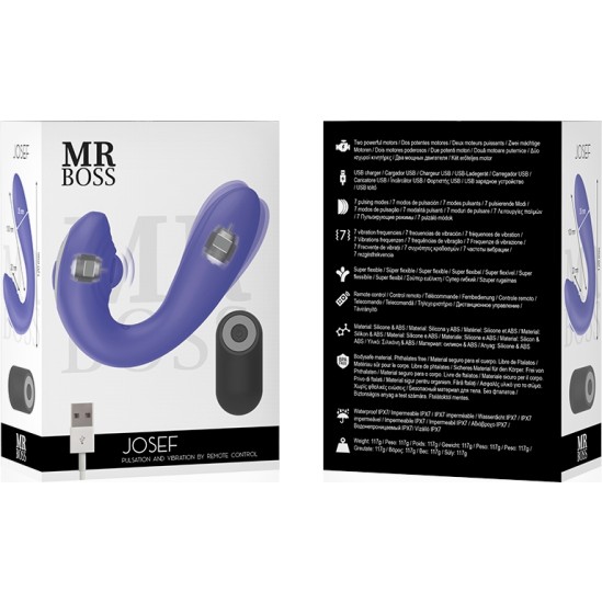 Mr. Boss MR BOSS - JOSEF PULSATION & VIBRATION REMOTE CONTROL FOR COUPLES