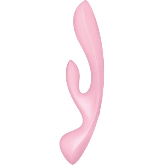 Satisfyer Vibrator SATISFYER - TRIPLE OH HYBRID VIBRATION PINK