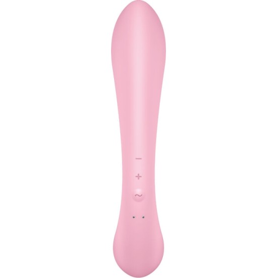 Satisfyer Vibrator SATISFYER - TRIPLE OH HYBRID VIBRATION PINK