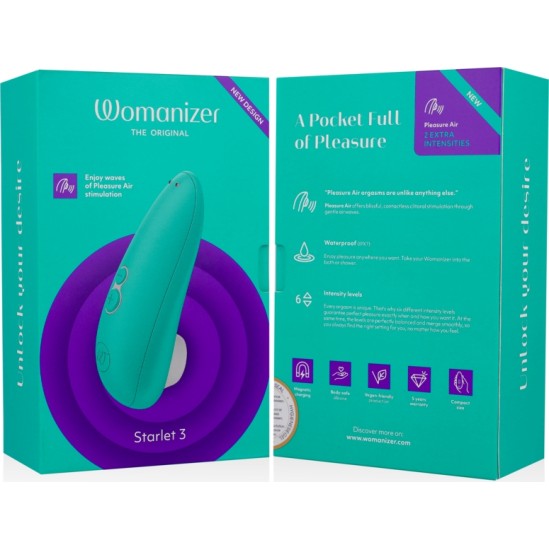 Womanizer STARLET 3 CLITORAL STIMULATOR TURQUOISE