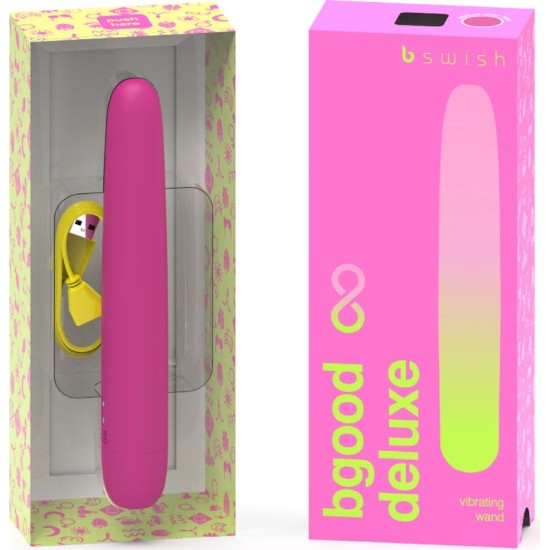 B Swish BGOOD INFINITE DELUXE RECHARGEABLE VIBRATOR PINK SILICONE