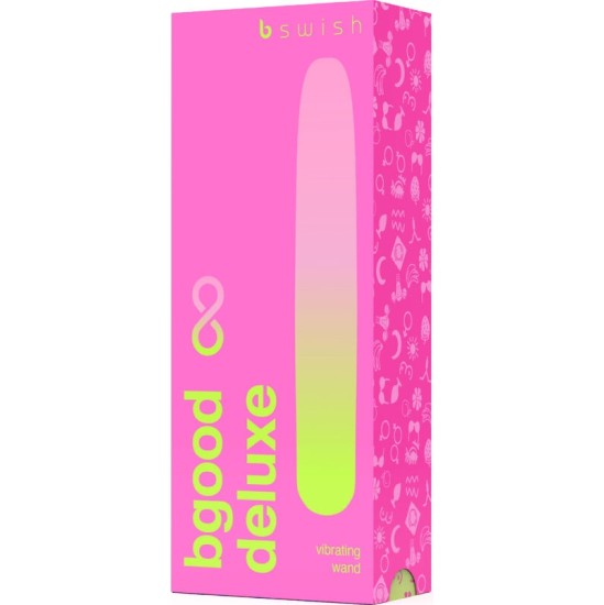 B Swish BGOOD INFINITE DELUXE RECHARGEABLE VIBRATOR PINK SILICONE