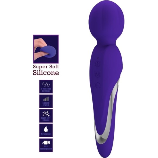 Pretty Love Flirtation PRETTY LOVE - WALTER VIBRATOR WAND PURPLE