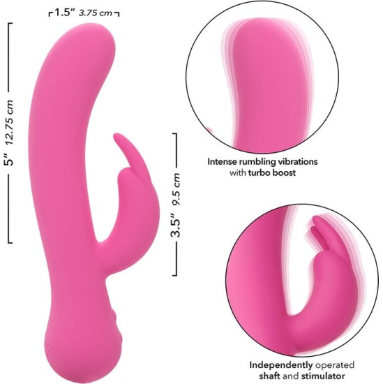 Calexotics FIRST TIME VIBRATOR RABBIT RECHARGEABLE PINK