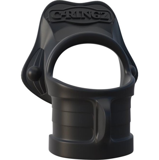 Fantasy C-Ringz Ring and Ball Stretcher Black