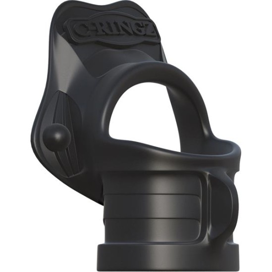 Fantasy C-Ringz Ring and Ball Stretcher Black