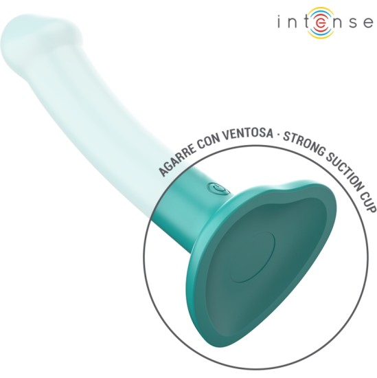 Intense Fun INTENSE - KATIE VIBRATOR WITH SUCTION CUP 10 VIBRATIONS BLUE REMOTE CONTROL