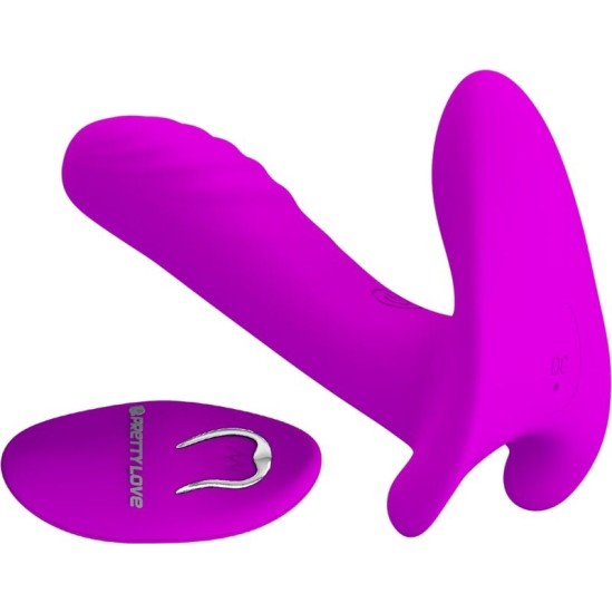 Pretty Love MASSAGER & VIBRATOR 12 VIBRATIONS REMOTE CONTROL PURPLE
