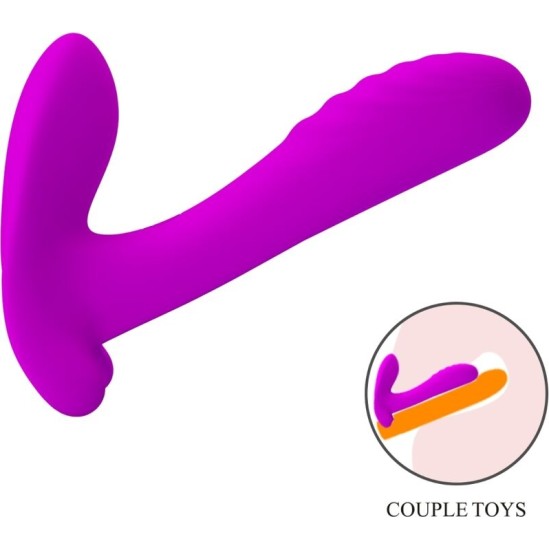 Pretty Love MASSAGER & VIBRATOR 12 VIBRATIONS REMOTE CONTROL PURPLE
