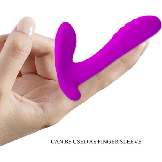 Pretty Love MASSAGER & VIBRATOR 12 VIBRATIONS REMOTE CONTROL PURPLE