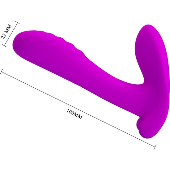 Pretty Love MASSAGER & VIBRATOR 12 VIBRATIONS REMOTE CONTROL PURPLE