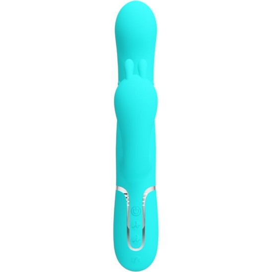 Pretty Love CAMMY 4 IN 1 MULTIFUNCTION TRIPPLE RABBIT VIBRATOR BLUE