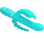 Pretty Love CAMMY 4 IN 1 MULTIFUNCTION TRIPPLE RABBIT VIBRATOR BLUE