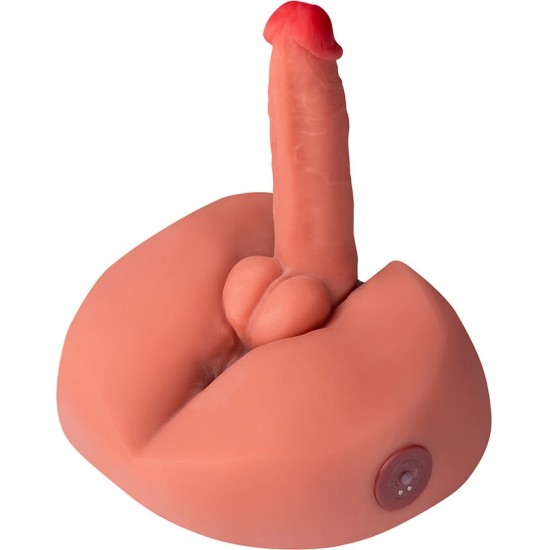 Xise HONEY REALISTIC DILDO MASTURBATOR WITH VIBRATION 25 CM