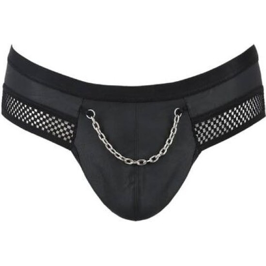 Passion Men PASSION - 030 OPEN SLIP TOM BLACK L/XL