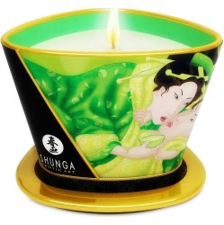 Shunga Candles SHUNGA - MINI CARESS BY CANDELIGHT MASSAGE CANDLE T GREEN 170 ML