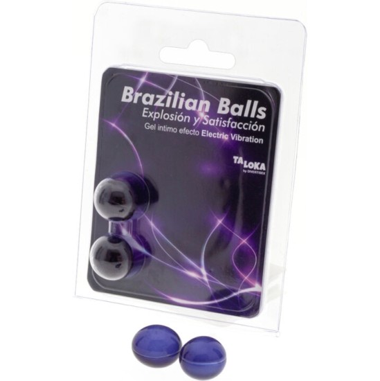 Taloka 2 BRAZILIAN BALLS ELECTRIC VIBRATING EFFECT EXCITING GEL