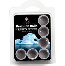 Secretplay Cosmetic SECRET PLAY SET 6 BRAZILIAN BALLS ICEBERG EFFECT
