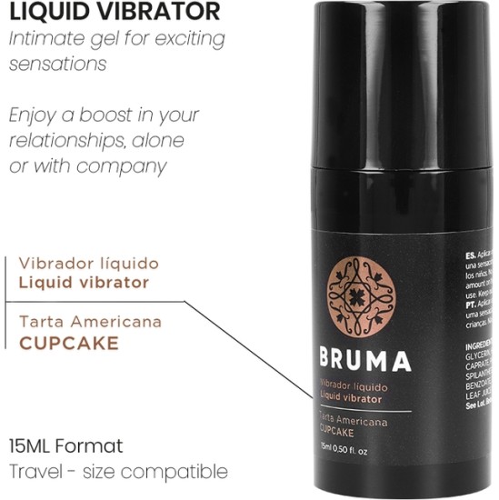 Bruma LIQUID VIBRATOR ULTRA SLIDING CUPCAKE 15 ML