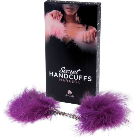 Secretplay 100% Fetish SECRETPLAY - PURPLE MARABOU HANDCUFFS