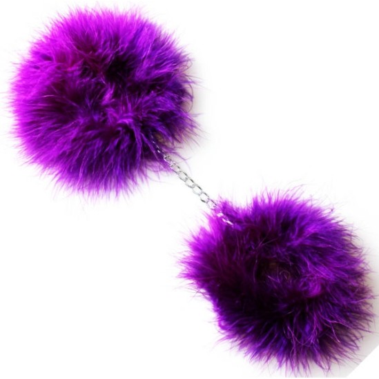 Secretplay 100% Fetish SECRETPLAY - PURPLE MARABOU HANDCUFFS