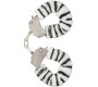 Toyjoy FURRY FUN CUFFS BONDAGE ZEBRA