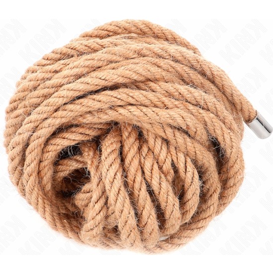 Kink Rope Arts KINK - HEMP ROPE WITH METAL HEAD 10 METER