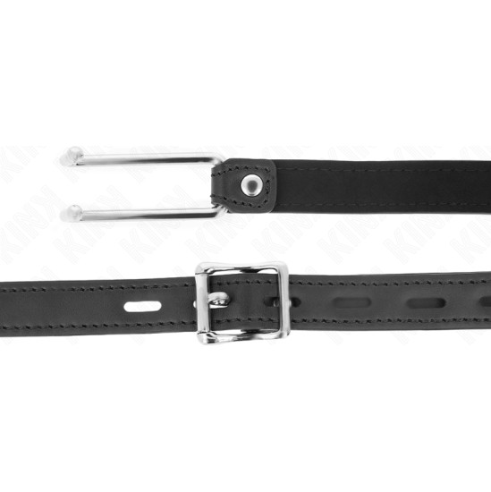 Kink Collar & Gag KINK - METAL HOOK GAG 11.5 CM WITH LEATHERETTE STRAP ADJUSTABLE 39-58 CM X 2 CM