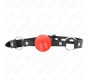 Kink Collar & Gag KINK - RED TPE BALL 4 CM GAG 60 x 2 CM