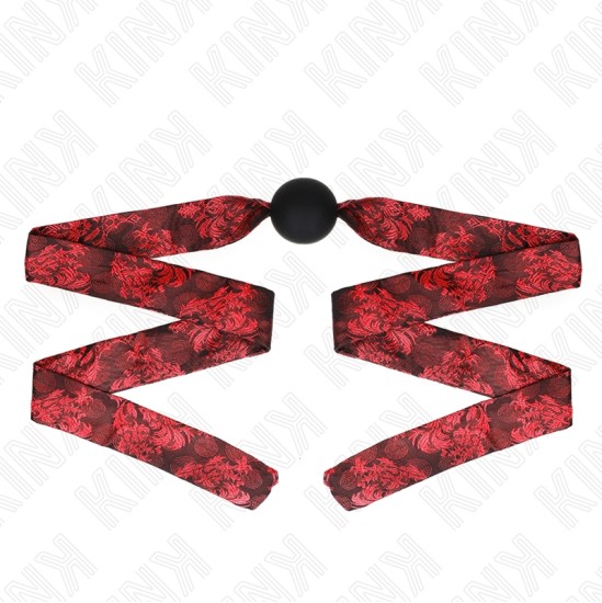 Kink Collar & Gag KINK - SCANDAL SILICONE BALL 4.5 CM GAG MODEL 2 146 x 4 CM