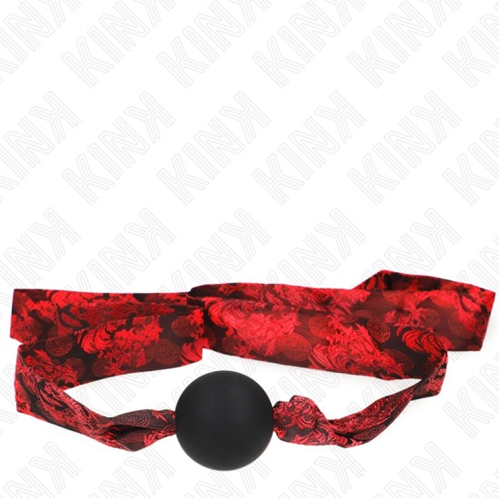 Kink Collar & Gag KINK - SCANDAL SILICONE BALL 4.5 CM GAG MODEL 2 146 x 4 CM