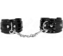 Kink Wrist Restraint KINK - SHINY NEOPRENE WRIST CUFFS ADJUSTABLE 17-24 CM X 4.5 CM