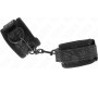 Kink Wrist Restraint KINK - DARK LACE COVERED WRIST CUFFS NEOPRENE ADJUSTABLE BLACK 20-29 CM X 5 CM